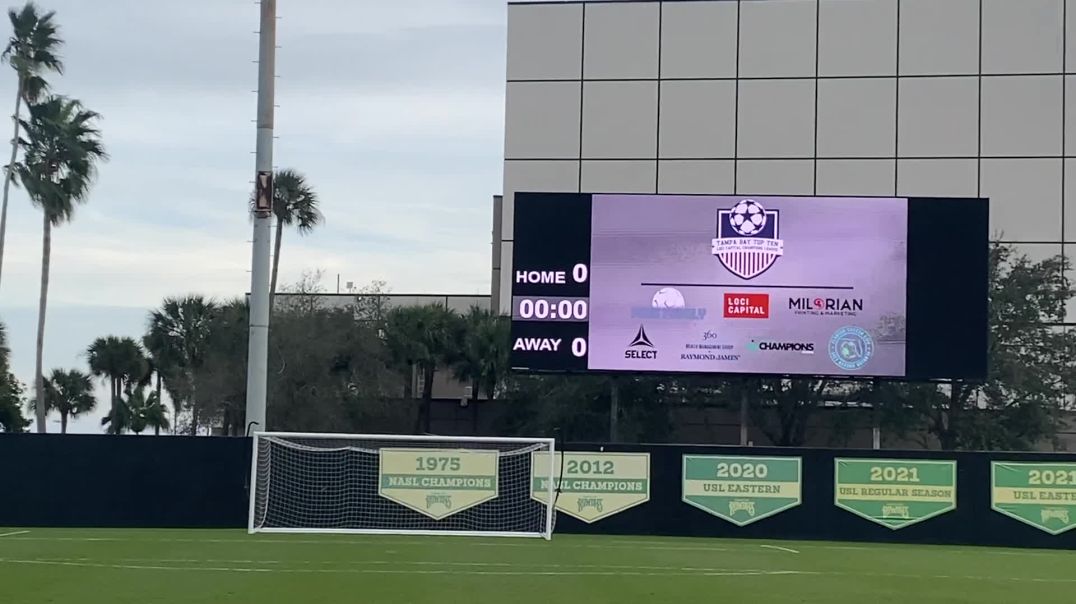 Pre-Game at Al Lang Stadium Tampa Bay Loci Capital Champions League Final